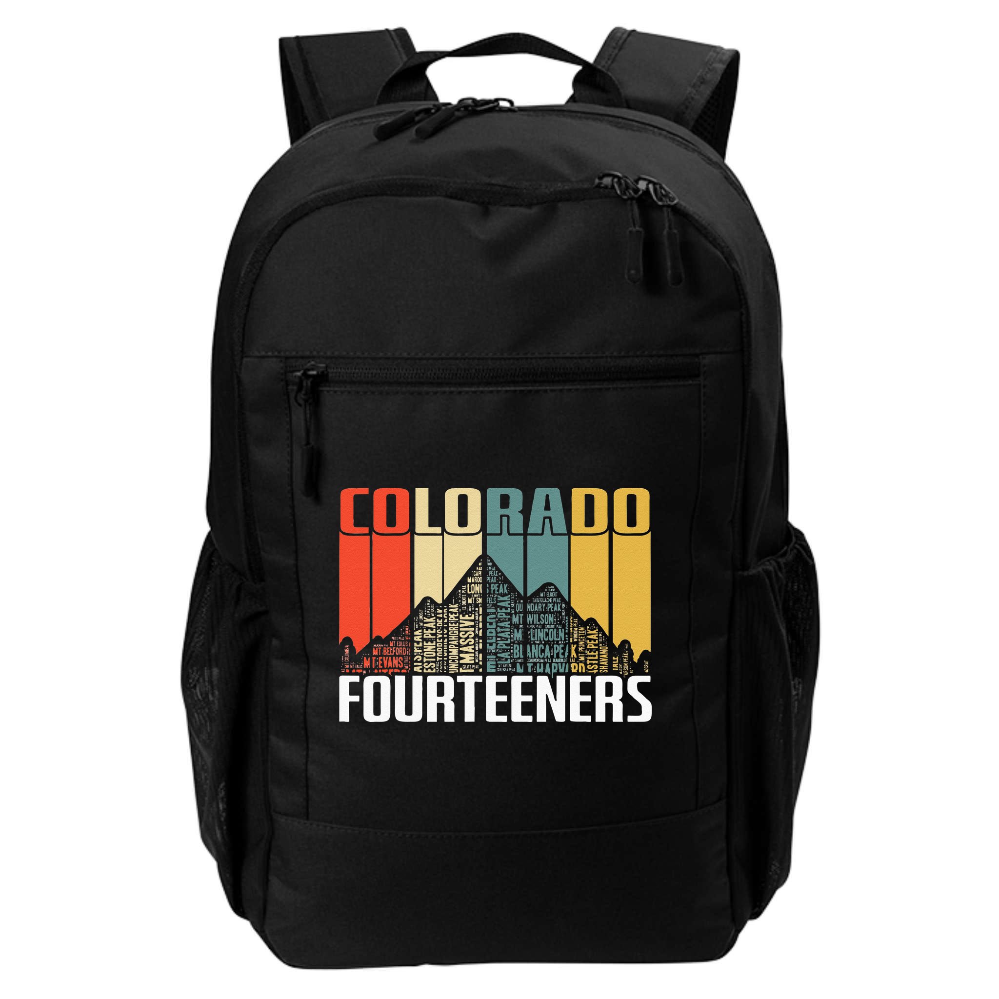 Colorado 14ers Hiking Fourteeners Retro Vintage Gift Backpack