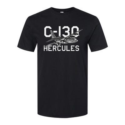 C 130 Hercules Military Airplane Softstyle CVC T-Shirt