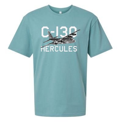 C 130 Hercules Military Airplane Sueded Cloud Jersey T-Shirt