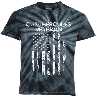 C 130 Hercules Military Kids Tie-Dye T-Shirt