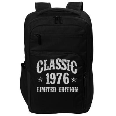 Classic 1976 Limited Edition Year Of Birth Birthday Impact Tech Backpack