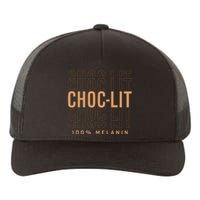 Choclit 100 Melanin Black Pride History Bhm Afrocentric Yupoong Adult 5-Panel Trucker Hat