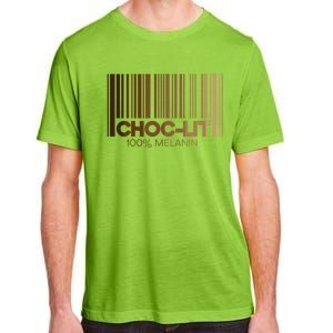 Chocgiftlit 100% Melanin Brown Skin Black History Juneteenth Gift Adult ChromaSoft Performance T-Shirt