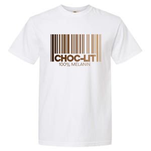 Chocgiftlit 100% Melanin Brown Skin Black History Juneteenth Gift Garment-Dyed Heavyweight T-Shirt