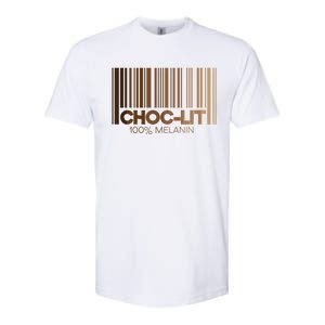 Chocgiftlit 100% Melanin Brown Skin Black History Juneteenth Gift Softstyle CVC T-Shirt