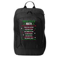 Christmas 12days Of Math City Backpack