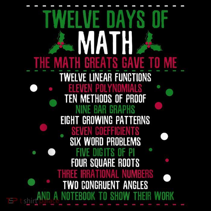Christmas 12days Of Math 16 in Basic Backpack