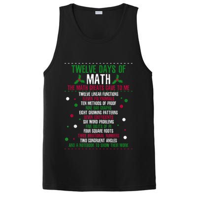 Christmas 12days Of Math PosiCharge Competitor Tank