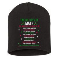 Christmas 12days Of Math Short Acrylic Beanie