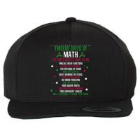 Christmas 12days Of Math Wool Snapback Cap