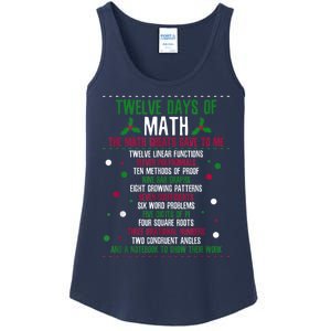 Christmas 12days Of Math Ladies Essential Tank