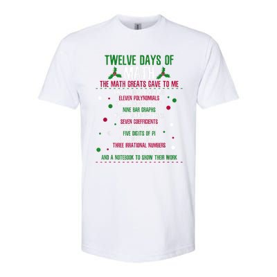 Christmas 12days Of Math Softstyle CVC T-Shirt