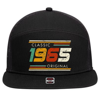 Classic 1965 Original Vintage 7 Panel Mesh Trucker Snapback Hat