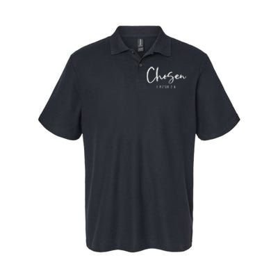 Chosen 1 Peter 29 Chosen Christian Softstyle Adult Sport Polo