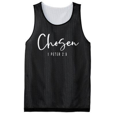 Chosen 1 Peter 29 Chosen Christian Mesh Reversible Basketball Jersey Tank