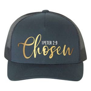 Chosen 1 Peter 9 Christian Religious Yupoong Adult 5-Panel Trucker Hat