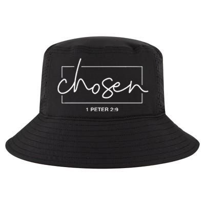 Chosen 1 Peter 29 Bible Verse Christian Cool Comfort Performance Bucket Hat