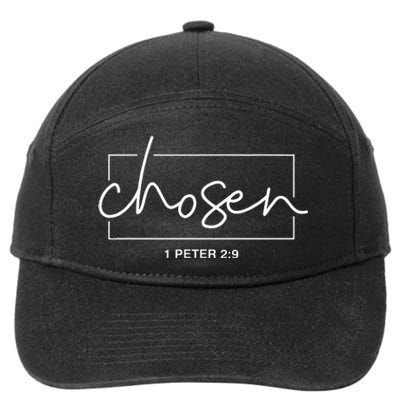 Chosen 1 Peter 29 Bible Verse Christian 7-Panel Snapback Hat