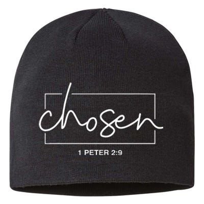 Chosen 1 Peter 29 Bible Verse Christian Sustainable Beanie