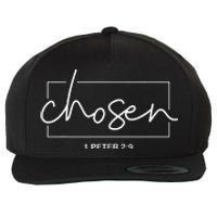 Chosen 1 Peter 29 Bible Verse Christian Wool Snapback Cap