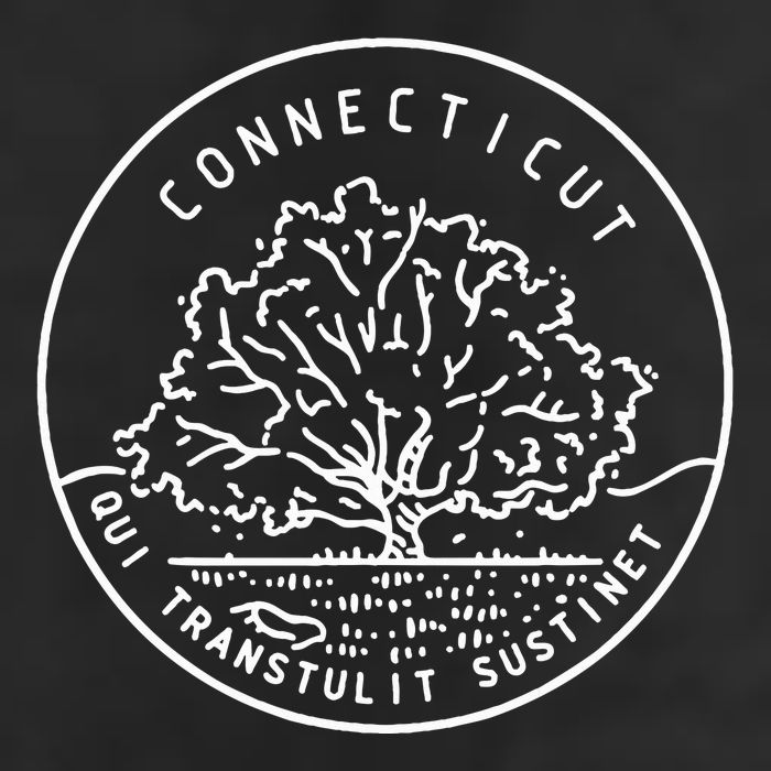 Connecticut 1788 State Of Connecticut 7 Panel Mesh Trucker Snapback Hat