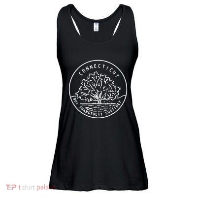 Connecticut 1788 State Of Connecticut Ladies Essential Flowy Tank