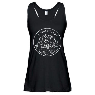 Connecticut 1788 State Of Connecticut Ladies Essential Flowy Tank