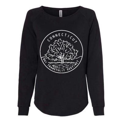 Connecticut 1788 State Of Connecticut Womens California Wash Sweatshirt