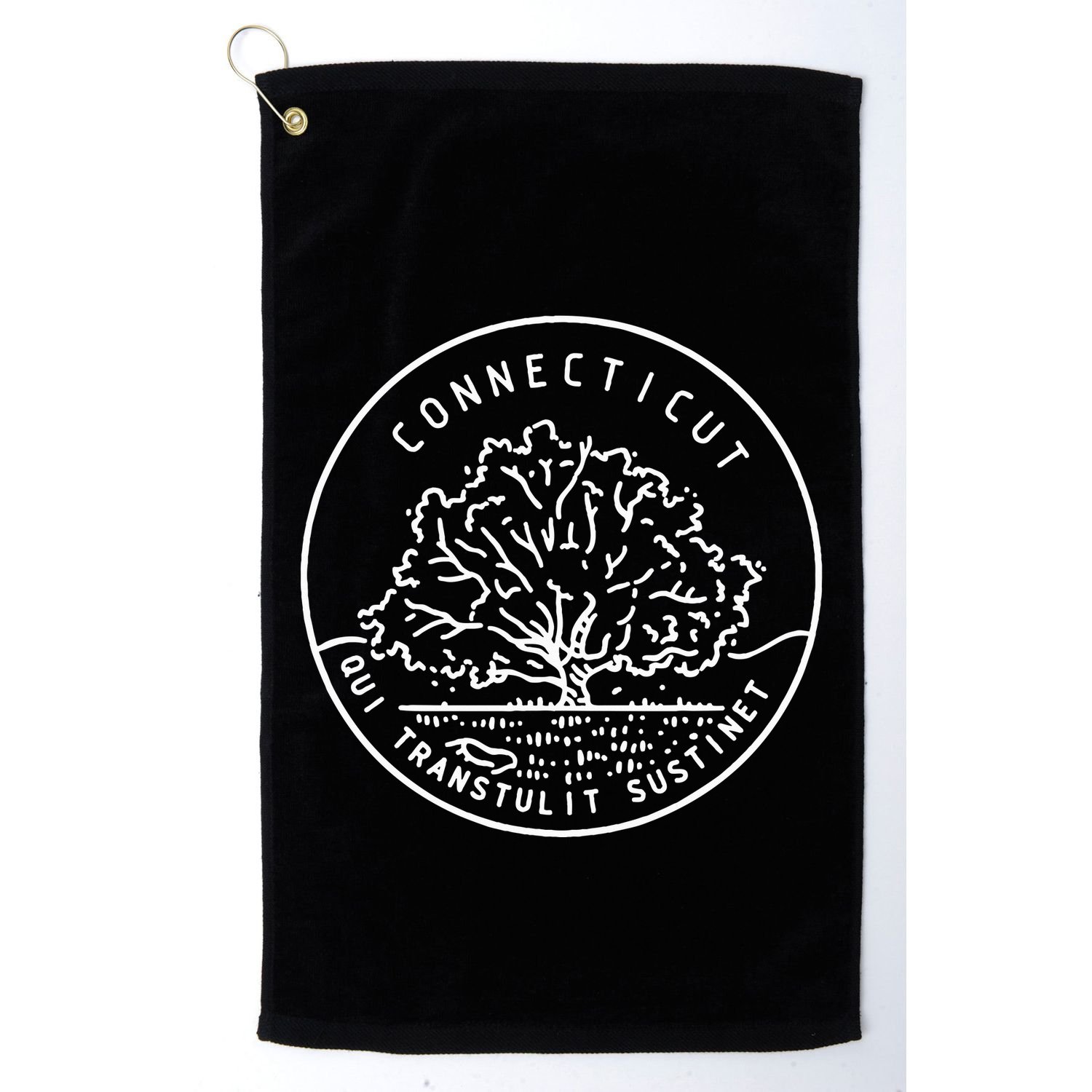 Connecticut 1788 State Of Connecticut Golf Towel