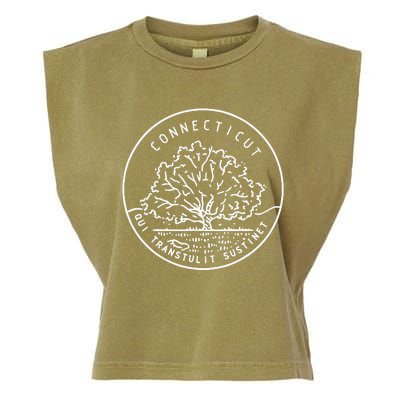 Connecticut 1788 State Of Connecticut Garment-Dyed Women's Muscle Tee