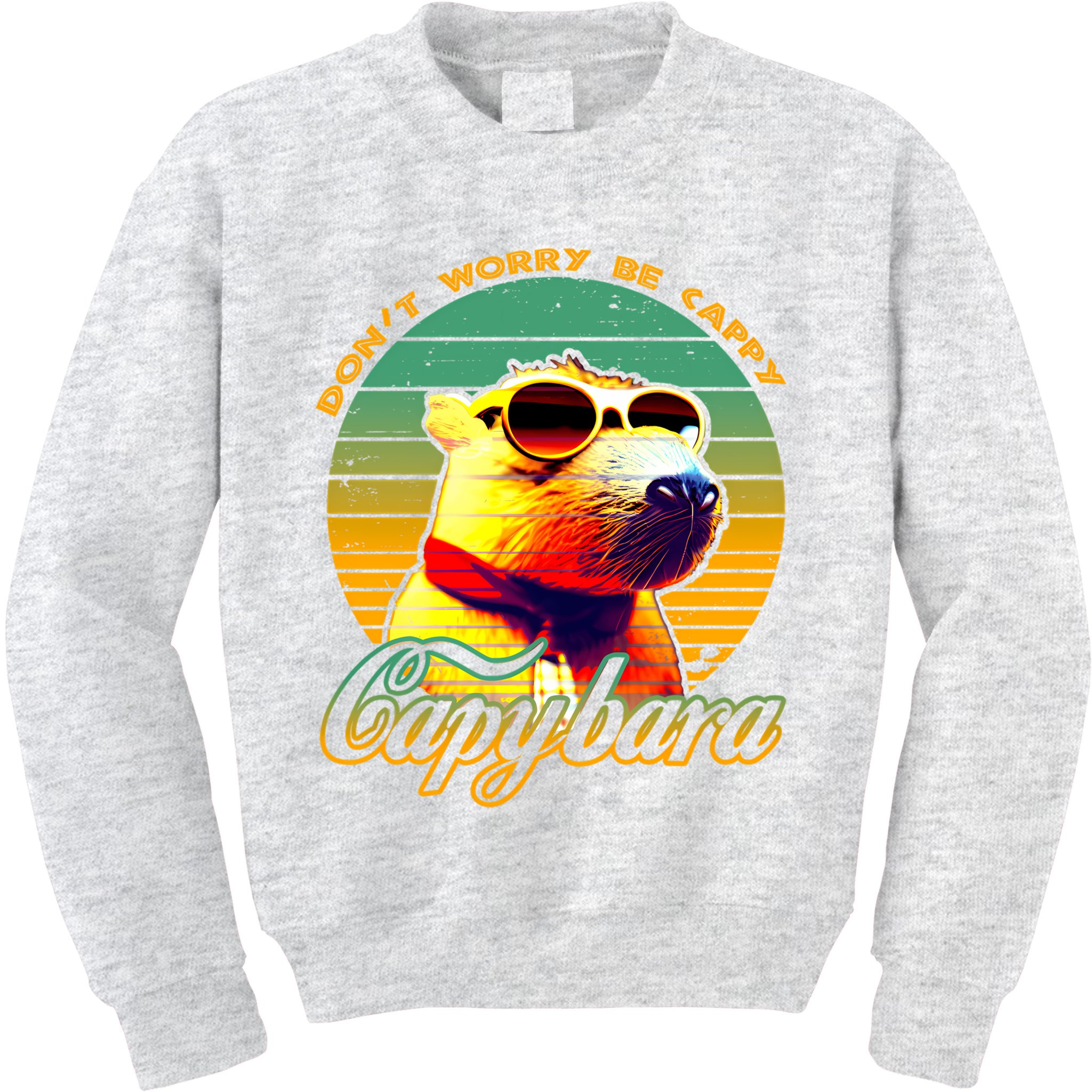 Capybara (1) T-Shirt Kids Sweatshirt