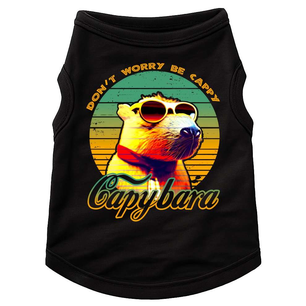 Capybara (1) T-Shirt Doggie Tank
