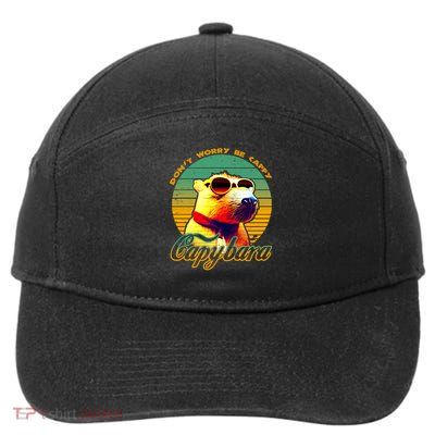 Capybara (1) T-Shirt 7-Panel Snapback Hat