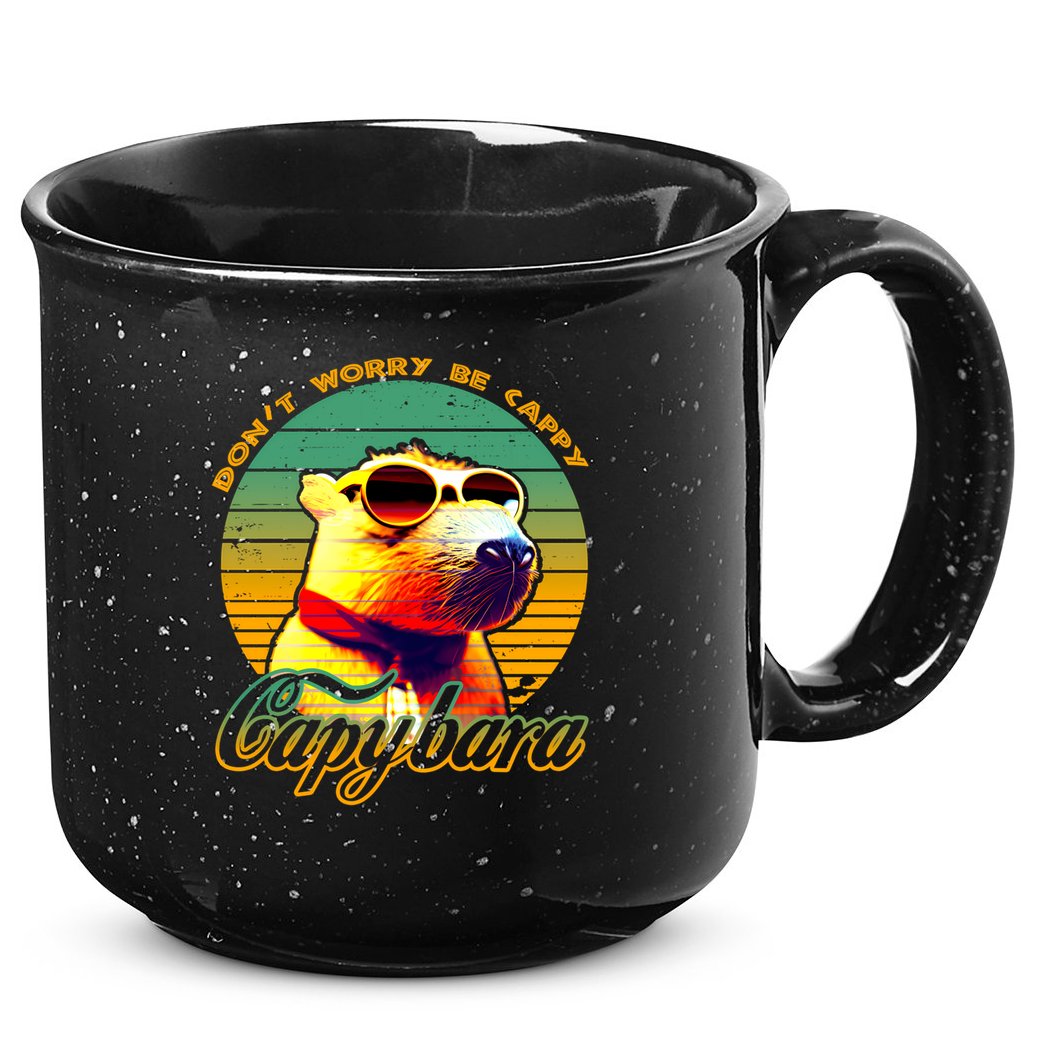 Capybara (1) T-Shirt 15oz Campfire Ceramic Mug