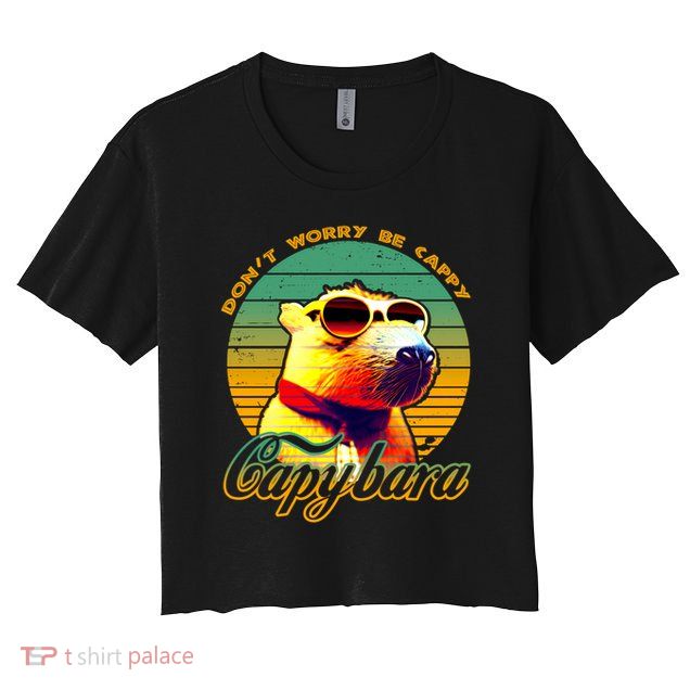 Capybara (1) T-Shirt Crop Top