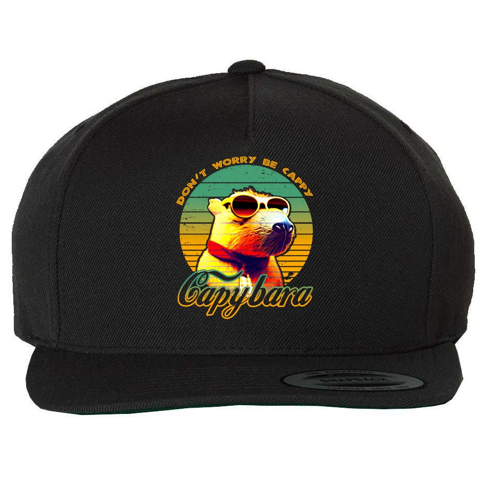 Capybara (1) T-Shirt Wool Snapback Cap