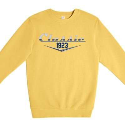 Classic 1923 Vintage 100th Birthday Premium Crewneck Sweatshirt