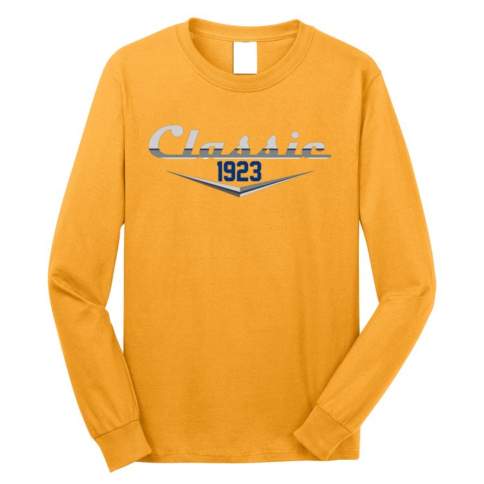 Classic 1923 Vintage 100th Birthday Long Sleeve Shirt