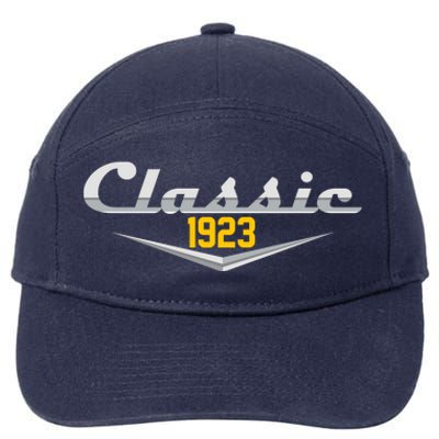 Classic 1923 Vintage 100th Birthday 7-Panel Snapback Hat