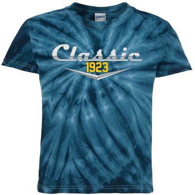 Classic 1923 Vintage 100th Birthday Kids Tie-Dye T-Shirt