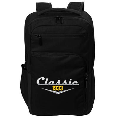 Classic 1933 Vintage 90th Birthday Impact Tech Backpack
