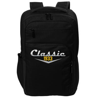 Classic 1933 Vintage 90th Birthday Impact Tech Backpack