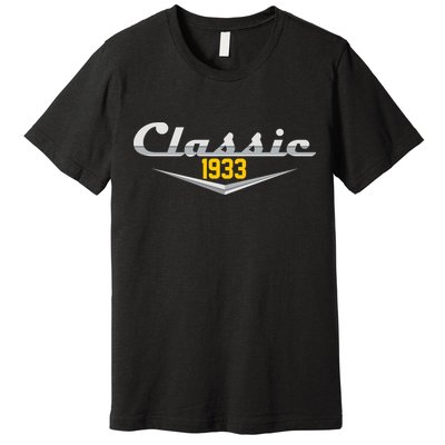 Classic 1933 Vintage 90th Birthday Premium T-Shirt