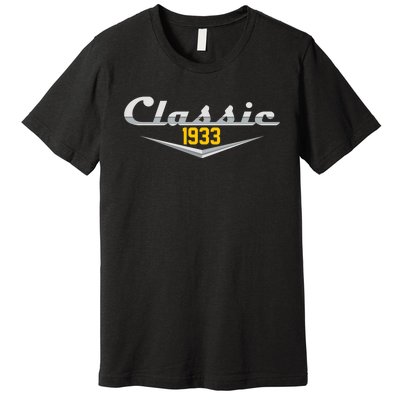 Classic 1933 Vintage 90th Birthday Premium T-Shirt