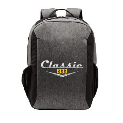 Classic 1933 Vintage 90th Birthday Vector Backpack