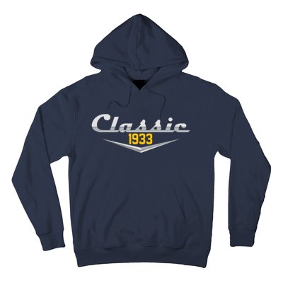 Classic 1933 Vintage 90th Birthday Hoodie