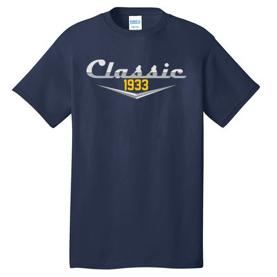 Classic 1933 Vintage 90th Birthday Tall T-Shirt