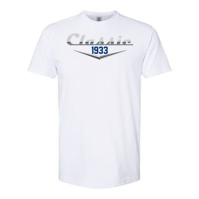 Classic 1933 Vintage 90th Birthday Softstyle CVC T-Shirt