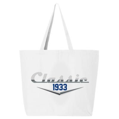 Classic 1933 Vintage 90th Birthday 25L Jumbo Tote