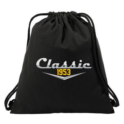Classic 1953 Vintage 70th Birthday Drawstring Bag